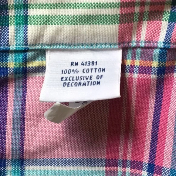 Ralph Lauren woven cotton long sleeve button down shirt (Classic Medium) - Picture 9 of 9